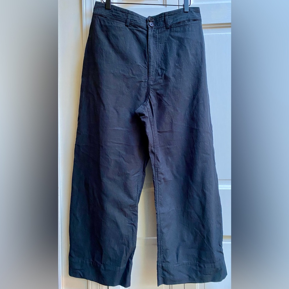 SALE! Apiece Apart Black Cotton Trousers size 12
